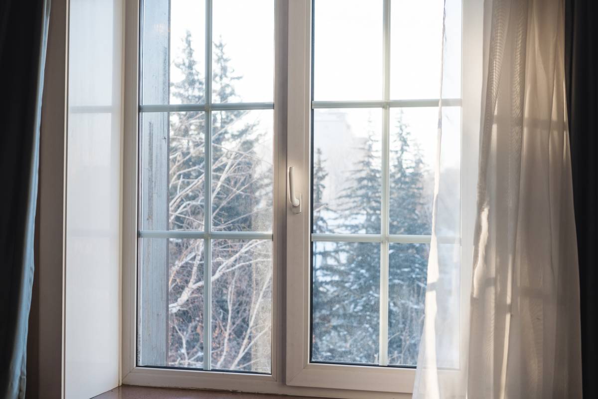 fenêtres en PVC en hiver